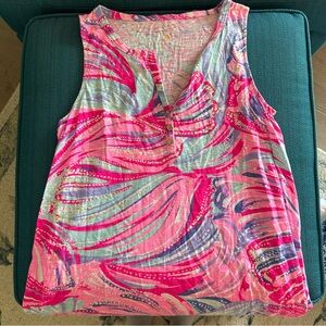 Lilly Pulitzer Pink and Purple Tank Top